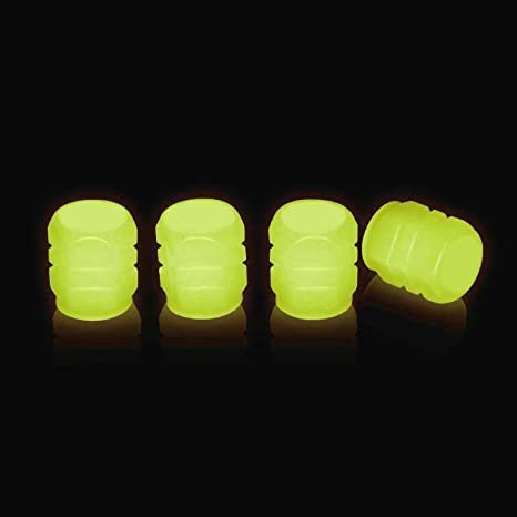 Fluorescent Valve Caps for Cars & Motorcycles